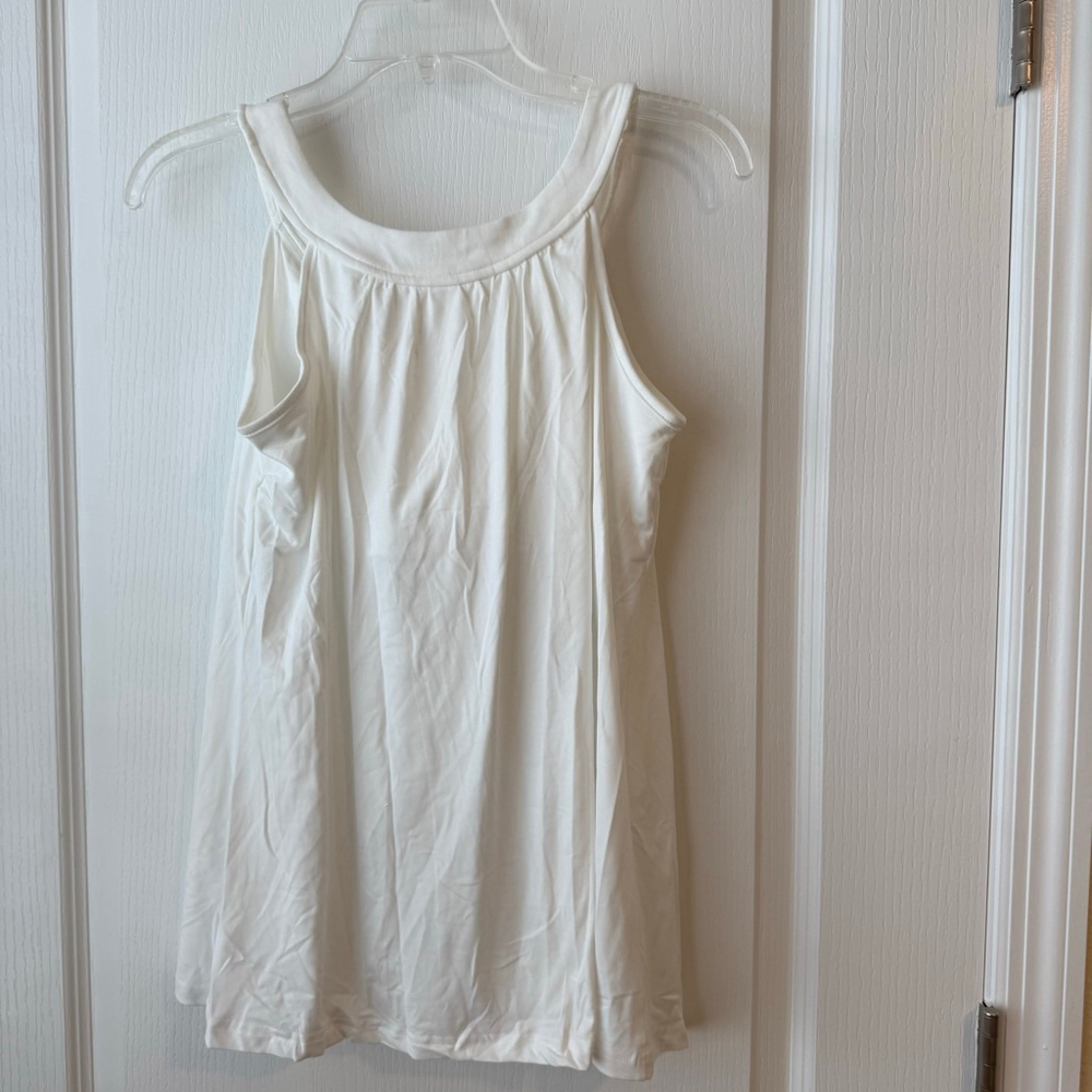 Women's Aumora White Tank Top Size M